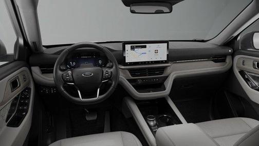 Space White Metallic 2026 Ford Explorer Platinum