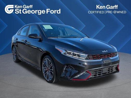 Aurora Black 2024 Kia Forte GT