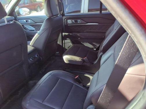 Red Metallic 2025 Ford Explorer Platinum