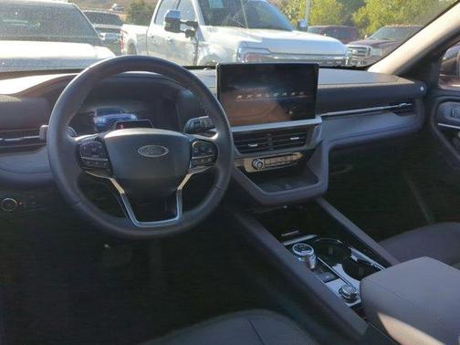 Red Metallic 2025 Ford Explorer Platinum