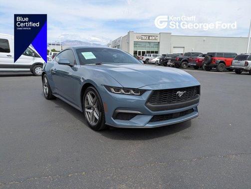 Vapor Blue 2025 Ford Mustang EcoBoost