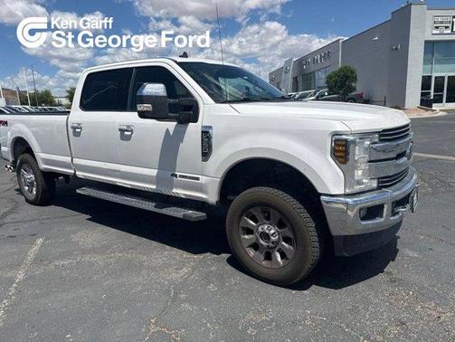 White Platinum Clearcoat Metallic 2019 Ford F-350 Lariat Super Duty
