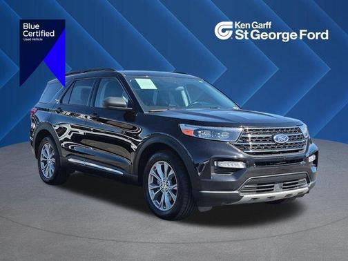 Agate Black Metallic 2023 Ford Explorer XLT