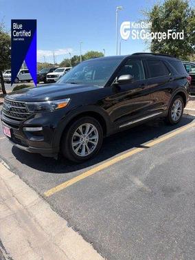 Agate Black Metallic 2023 Ford Explorer XLT