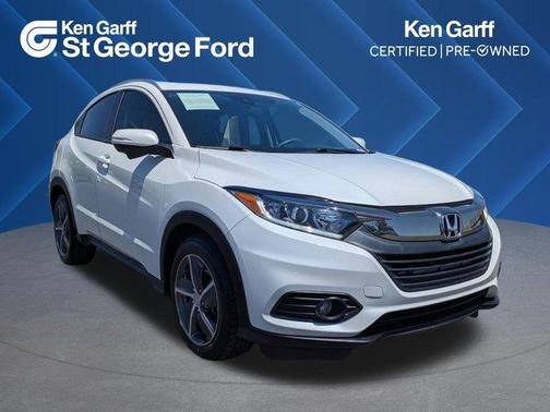 Platinum White Pearl 2021 Honda HR-V EX