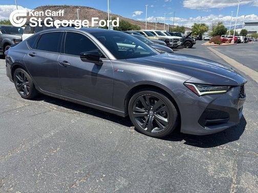 Modern Steel Metallic 2021 Acura TLX A-Spec