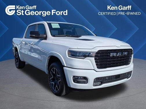 Bright White Clearcoat 2025 RAM 1500 Laramie