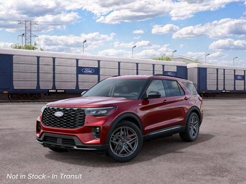 Ruby Red Metallic Tinted Clearcoat 2027 Ford Explorer ST-Line