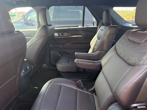 Red Metallic 2025 Ford Explorer Platinum