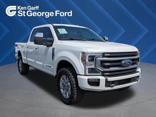 White 2022 Ford F-350 Platinum
