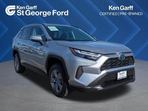 Silver Sky Metallic 2023 Toyota RAV4 Hybrid LE