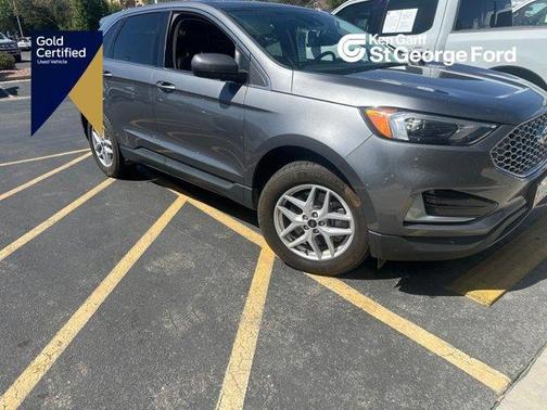Gray Metallic 2024 Ford Edge SEL