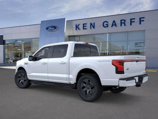 Space White Metallic 2025 Ford F-150 Lightning LARIAT