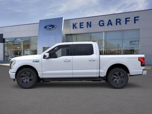 Space White Metallic 2025 Ford F-150 Lightning LARIAT