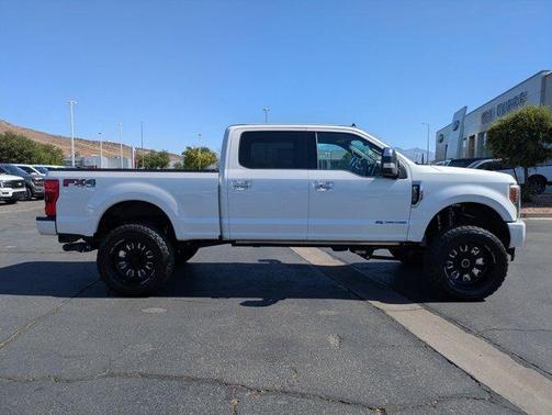 White Platinum Tri-Coat Metallic 2019 Ford F-350 Platinum