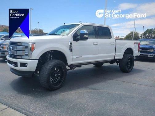 White Platinum Tri-Coat Metallic 2019 Ford F-350 Platinum