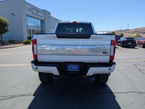 White Platinum Tri-Coat Metallic 2019 Ford F-350 Platinum