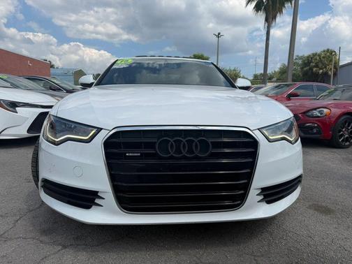 White 2015 Audi A6 2.0T Premium