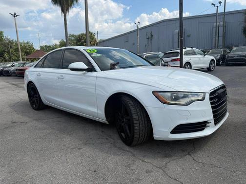 White 2015 Audi A6 2.0T Premium