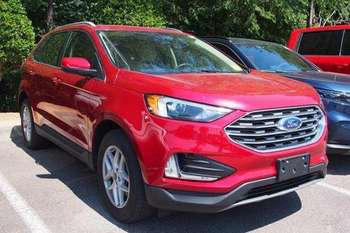 Red Metallic 2022 Ford Edge SEL