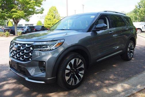 Gray Metallic 2026 Ford Explorer Platinum