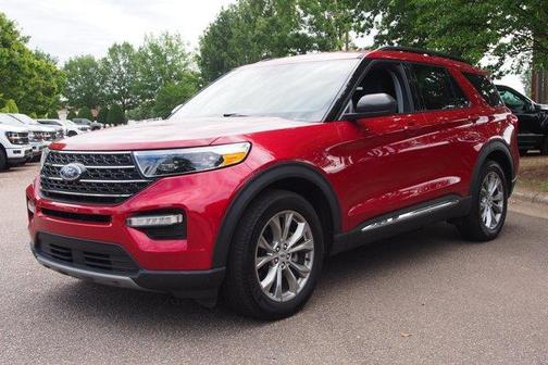 Red Metallic 2023 Ford Explorer XLT
