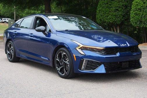Blue 2025 Kia K5 GT-Line