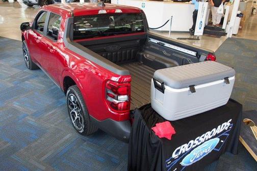 Ruby Red Metallic 2026 Ford Maverick Lariat