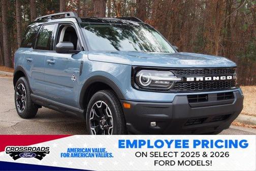 Azure Gray Metallic 2025 Ford Bronco Sport Outer Banks
