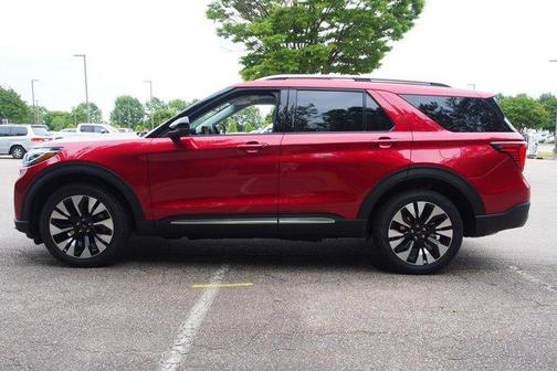 Red Metallic 2026 Ford Explorer Platinum