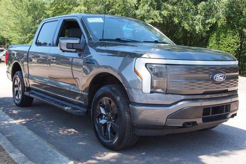 Gray Metallic 2025 Ford F-150 Lightning LARIAT