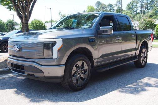 Gray Metallic 2025 Ford F-150 Lightning LARIAT
