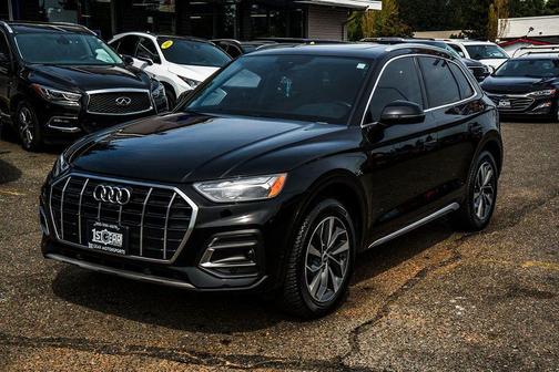 Brilliant Black 2021 Audi Q5 45 Premium Plus