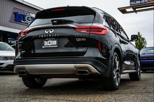 Eclipse Black 2019 INFINITI QX50 ESSENTIAL
