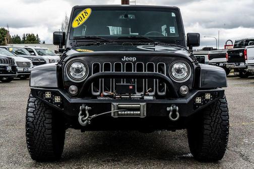 Black Clearcoat 2018 Jeep Wrangler JK Unlimited Sahara