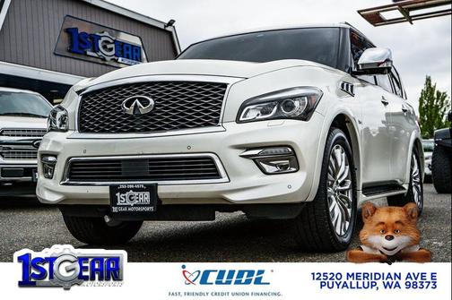 Majestic White 2017 INFINITI QX80 Base