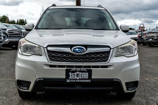 Satin White Pearl 2015 Subaru Forester 2.5i Premium