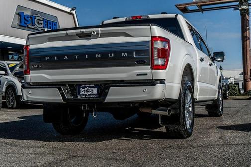 Star White Metallic Tri-Coat 2021 Ford F-150 Platinum