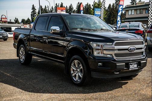Shadow Black 2018 Ford F-150 Platinum