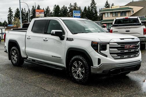 Summit White 2023 GMC Sierra 1500 SLE