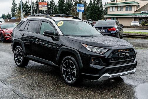 Midnight Black 2019 Toyota RAV4 Adventure