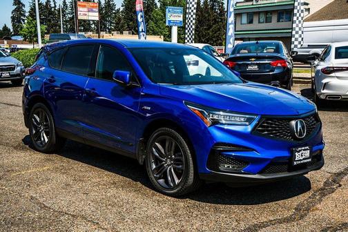 Apex Blue Pearl 2021 Acura RDX A-Spec