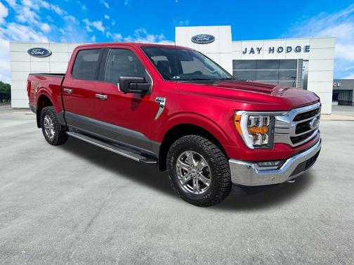 Vermillion Red 2021 Ford F-150 XLT