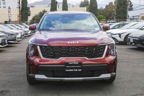 Red 2025 Kia Sorento LX