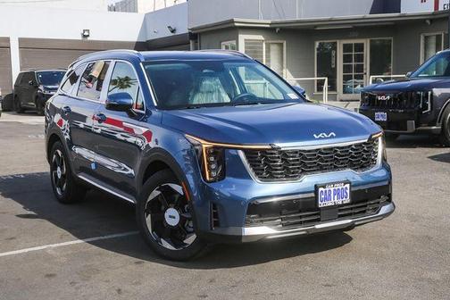 Mineral Blue 2026 Kia Sorento Hybrid EX
