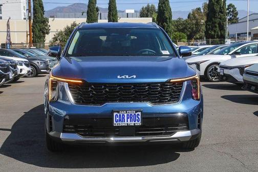 Mineral Blue 2026 Kia Sorento Hybrid EX