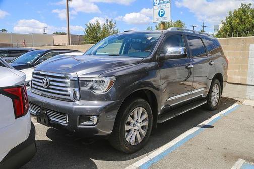 Magnetic Gray Metallic 2021 Toyota Sequoia Platinum