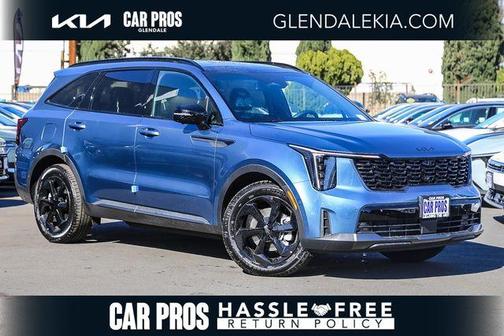 Mineral Blue 2026 Kia Sorento Plug-In Hybrid X-LINE SX PRESTIGE