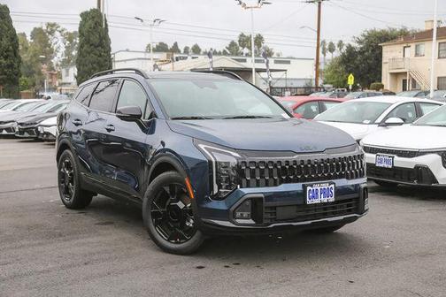 Blue 2026 Kia Sportage Plug-In Hybrid X-Line Prestige