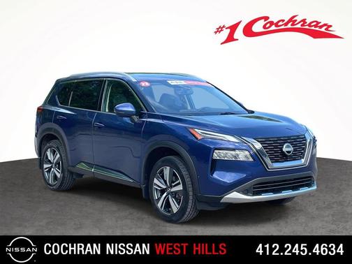 Caspian Blue Metallic 2023 Nissan Rogue Platinum